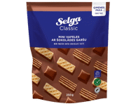 Vafliukai SELGA, šokolado skonio, 250 g