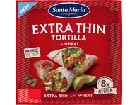 Plonos kvietinės tortilijos SANTA MARIA, 8 vnt., 244 g