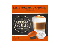 Kavos kapsulės AROMA GOLD LATTE MACCHIATO CARAMEL, 180 g
