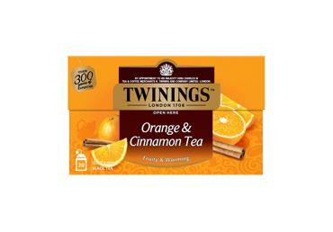 Juodoji arbata TWININGS su cinamonu ir apelsinais, 40 g