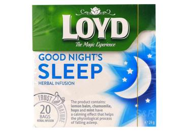 Vaistažolių arbata LOYD GOOD NIGHT'S SLEEP, 24 g - 1