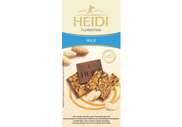 Pieninis šokoladas GRAND'OR su florentinais, 100 g