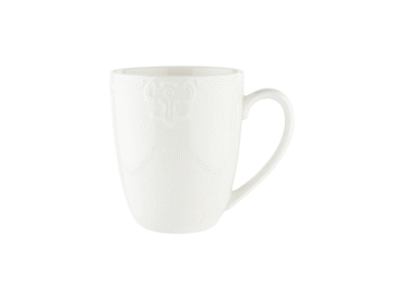Puodelis AURORA White Elegance, 380 ml