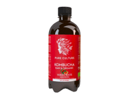 Ekol. YERBA MATE arbatos gėrimas KOMBUCHA, arbūzų skonio, 400 ml