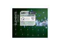 Elektrinė girlianda, veikianti su baterijomis, 480 LED, 1 vnt., cold white