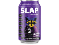Gazuotas pasiflorų ir mango skonio gėrimas su skaidulomis ir natūraliu saldikliu SLAP, 330 ml