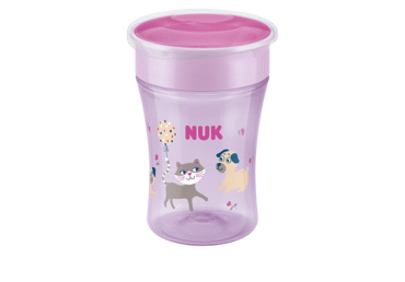 Mokomasis puodelis NUK MAGIC, 230 ml, nuo 8 mėn., 1 vnt. - 2