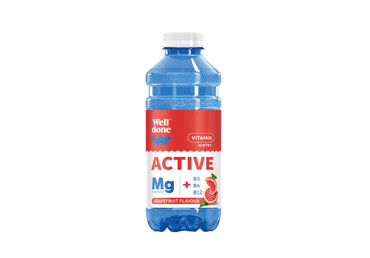 Vitaminizuotas gėrimas WELL DONE greipfrutų skonio, 600ml