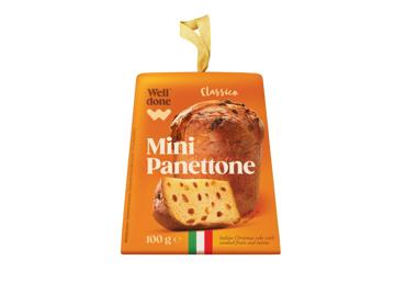 Kalėdinis pyragas-mini klasikinė panetonė WELL DONE, 90 g - 1