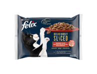 Kačių ėdalas FELIX drebučiuose su mėsa, 320 g