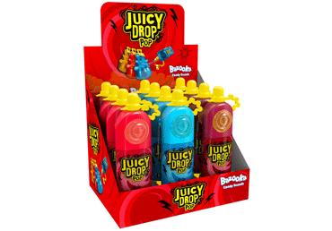 Ledinukas BAZOOKA JUICY DROP su rūgščiu skysčiu, 26 g