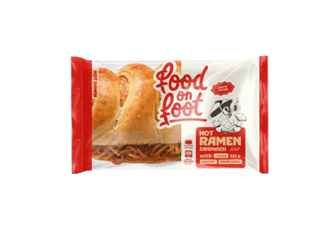 Sumuštinis HOT RAMEN su vištiena, čederio ir gaudos sūriu, 265 g.