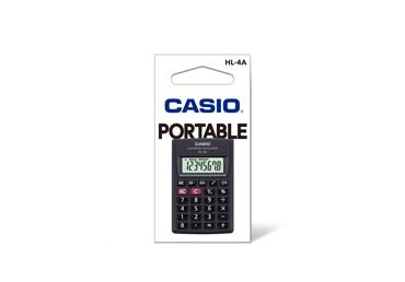 Kišeninis skaičiuotuvas CASIO HL-4A, 56 x 87 x 8.6 mm