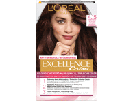 L'Oreal Paris Excellence Creme ilgalaikiai plaukų dažai su trejopa plaukų priežiūra, 4.15