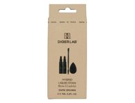 Antakių ir blakstienų dažymo rinkinys DIDIER LAB Hybrid Tint Dark Brown, 1 vnt.