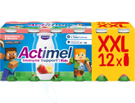 Jog. gėrimas ACTIMEL braškių,ban, 1,4% rieb., 1.2 kg, 12 vnt