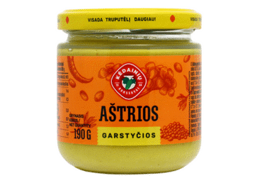 KĖDAINIŲ KONSERVŲ FABRIKO aštrios garstyčios, 190 g