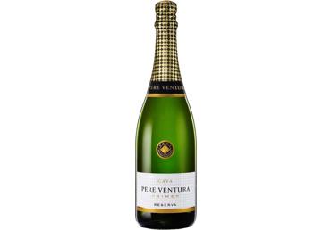 Sausas rūšinis putojantis vynas PERE VENTURA RESERVA Brut Cava 11,5%, 750 ml