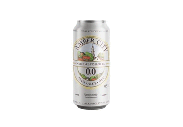 Nealkoholinis alus AMBER CITY, 0,0%, 500 ml