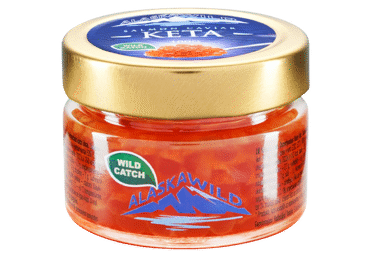 Ketų (lot. Oncorhynchus keta) ikrai, 100 g