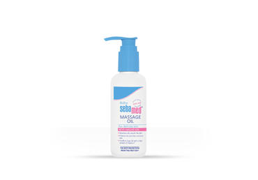 Kūdikių raminamasis masažo aliejus (su dozatoriumi) SEBAMED BABY, 150 ml - 1