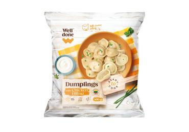 Šaldyti koldūnai su vištienos įdaru WELL DONE, 400 g