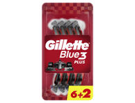 Vienkartiniai skustuvai GILLETTE BLUE 3 Plus Red, 6+, 2 vnt