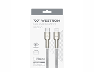 Laidas USB-C to Lightning WESTROM, 1 m