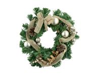Dirbtinis Kalėdų vainikas, 30cm