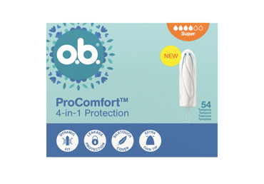 Higieniniai tamponai O.B. PRO COMFORT SUPER, 54 vnt.