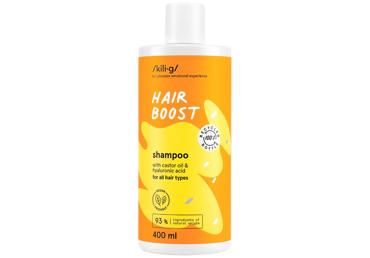 KILIG HAIR BOOST šampūnas su ricinos aliejumi 400 ml