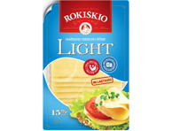 Fermentinis ROKIŠKIO sūris LIGHT (riekelės), 15% rieb. s. m., 150 g