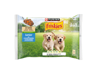 Šunų ėdalas FRISKIES JUNIOR su vištiena ir morkomis, 340 g