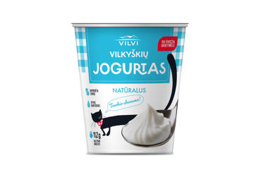 	Natūralus VILKYŠKIŲ jogurtas VILVI, 6 % rieb., 350 g - 2