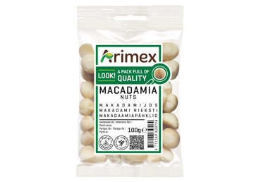 Makadamijos ARIMEX, 100 g