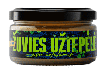 Žuvies užtepėlė su žolelėmis, 180 g