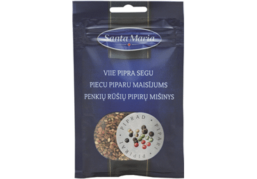 Penkių rūšių pipirų mišinys SANTA MARIA, 25 g