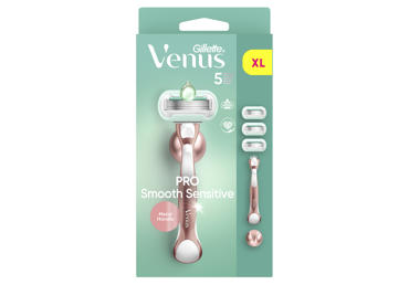 Skustuvas VENUS Extra Smooth Sensitive Platinum Rosegold, 3 galvutės