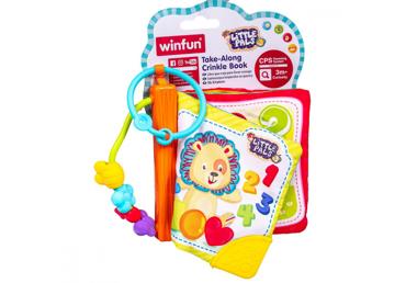 Kūdikių žaislas-knyga WINFUN, 000176-NI
