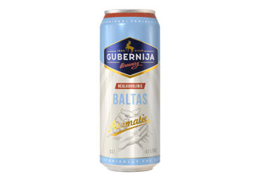 Nealkoholinis baltas alus GUBERNIJA, 500 ml