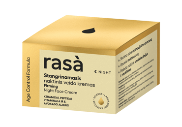 Naktinis veido kremas RASA AGE CONTROL, 50 ml