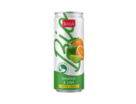 Ekologiškas apelsinų ir žaliųjų citrinų skonio gėrimas su sultimis RASA BIO, 330 ml