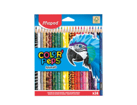 Spalvotas pieštukas ColorPeps Animal MAPED, 24 spalvos