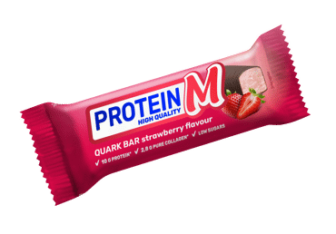 Glaistytas sūrelis PROTEIN M, braškių skonio, 14,2 % rieb., 40 g