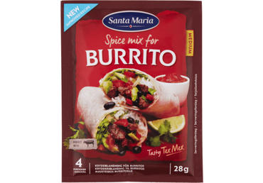 Buritų prieskonių mišinys SANTA MARIA TEX MEX, 28 g