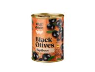 Juodos alyvuogės be kauliukų WELL DONE, 270 g