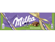 Pieninis šokoladas MILKA su neskaldytais lazdynų riešutais, 250 g