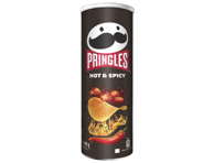 Traškučiai PRINGLES, aštraus pikantiško skonio, 165 g