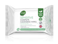 Jautrios odos drėgnosios servetėlės PURE SENSITIVE, 1 vnt.