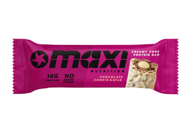 Baltyminis batonėlis MaxiNutrition su sausainių gabaliukais, 45 g - 1